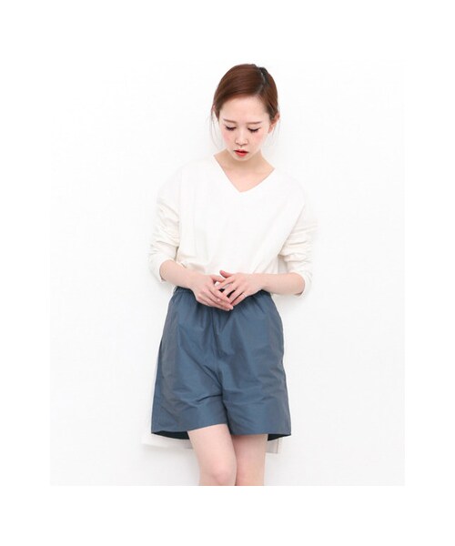 KBF(ケイビーエフ)の「ビックショーツ(パンツ・レディース・BLUE/BEIGE/BLACK・one)」の9枚目の写真
