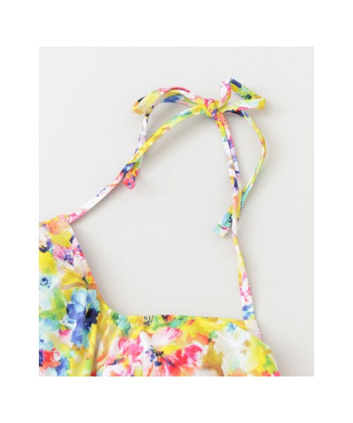 RODE SKO(ロデスコ)の「ビーチセット トロピカルフラワー(水着/着物・浴衣・レディース・YELLOW・S/M)」の10枚目の写真