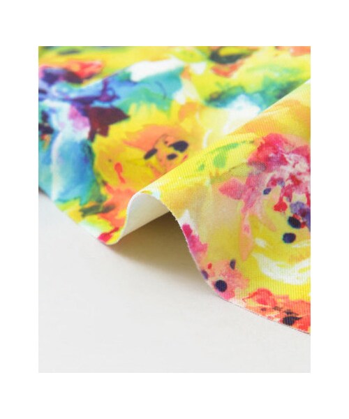 RODE SKO(ロデスコ)の「ビーチセット トロピカルフラワー(水着/着物・浴衣・レディース・YELLOW・S/M)」の13枚目の写真