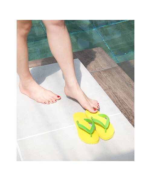 RODE SKO(ロデスコ)の「ビーチセット トロピカルフラワー(水着/着物・浴衣・レディース・YELLOW・S/M)」の5枚目の写真