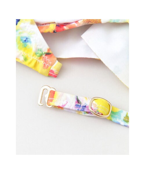 RODE SKO(ロデスコ)の「ビーチセット トロピカルフラワー(水着/着物・浴衣・レディース・YELLOW・S/M)」の18枚目の写真