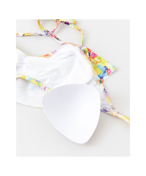 RODE SKO(ロデスコ)の「ビーチセット トロピカルフラワー(水着/着物・浴衣・レディース・YELLOW・S/M)」の16枚目の写真