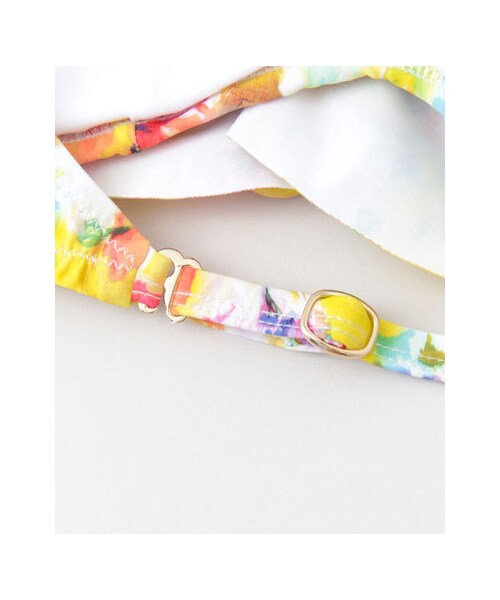 RODE SKO(ロデスコ)の「ビーチセット トロピカルフラワー(水着/着物・浴衣・レディース・YELLOW・S/M)」の17枚目の写真