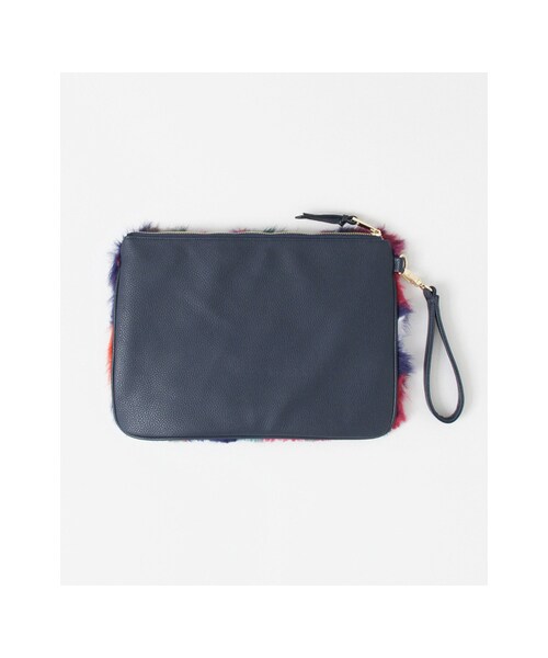 RODE SKO(ロデスコ)の「ANTONIA ミックスファークラッチ(バッグ・レディース・GRN/BROWN/BLUE/NAVY・-)」の7枚目の写真