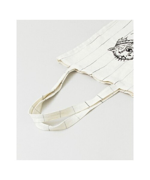 SMELLY(スメリー)の「エコバッグ(バッグ・レディース・PIN STRIPE/GY FLOWER/ZIGZAG・one)」の6枚目の写真