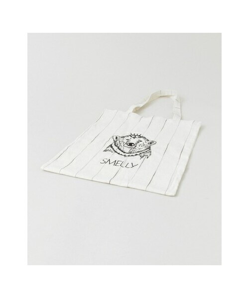 SMELLY(スメリー)の「エコバッグ(バッグ・レディース・PIN STRIPE/GY FLOWER/ZIGZAG・one)」の5枚目の写真