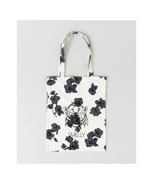 SMELLY(スメリー)の「エコバッグ(バッグ・レディース・PIN STRIPE/GY FLOWER/ZIGZAG・one)」の2枚目の写真
