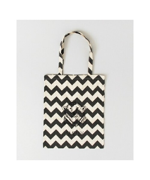 SMELLY(スメリー)の「エコバッグ(バッグ・レディース・PIN STRIPE/GY FLOWER/ZIGZAG・one)」の3枚目の写真