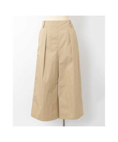 URBAN RESEARCH(アーバンリサーチ)の「綿麻クロップドワイドパンツ(パンツ・レディース・Lt.BEIGE/NAVY・36/38)」の7枚目の写真