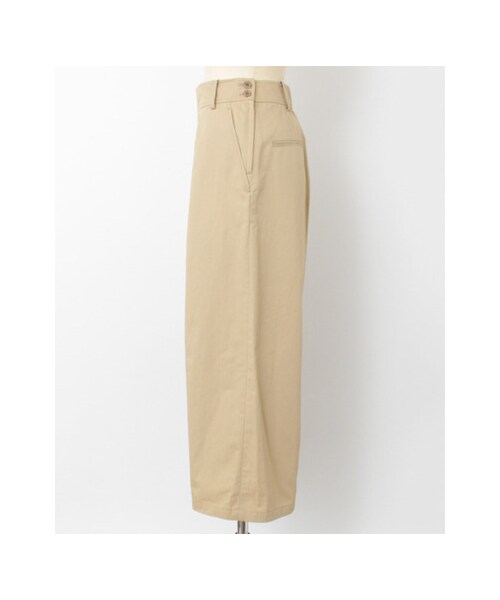 URBAN RESEARCH(アーバンリサーチ)の「綿麻クロップドワイドパンツ(パンツ・レディース・Lt.BEIGE/NAVY・36/38)」の8枚目の写真