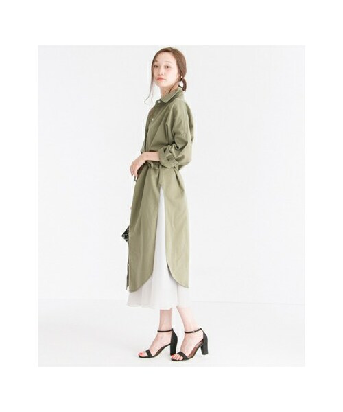 URBAN RESEARCH(アーバンリサーチ)の「LUCDNM SHIRTS ONE-PIECE(ワンピース/ドレス・レディース・WHT/KHK/DENIM・FREE)」の5枚目の写真