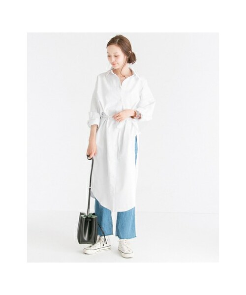 URBAN RESEARCH(アーバンリサーチ)の「LUCDNM SHIRTS ONE-PIECE(ワンピース/ドレス・レディース・WHT/KHK/DENIM・FREE)」の7枚目の写真