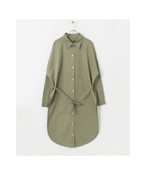 URBAN RESEARCH(アーバンリサーチ)の「LUCDNM SHIRTS ONE-PIECE(ワンピース/ドレス・レディース・WHT/KHK/DENIM・FREE)」の3枚目の写真