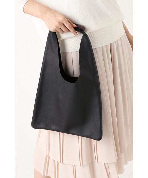 Spick & Span（スピックアンドスパン）の「別注 MinkFurツキミニワンショルダー◆（バッグ・ブラック A/ベージュ・フリー）」の13枚目の写真