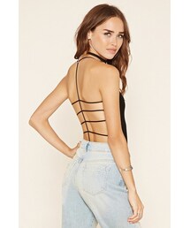 FOREVER 21 | FOREVER 21 Caged Back Bodysuit(タンクトップ)