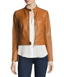 Joie | Joie Dezra Leather Moto Jacket, Vintage Cognac(ライダースジャケット)