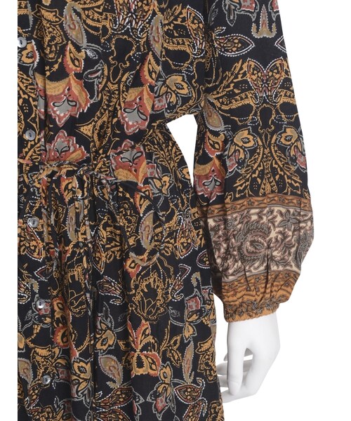 Ungrid（アングリッド）の「ダークフラワープリントワンピース（ワンピース/ドレス・レディース・ブラック/レッド/ネイビー・F）」の13枚目の写真