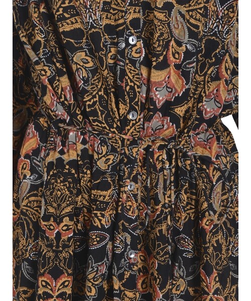 Ungrid（アングリッド）の「ダークフラワープリントワンピース（ワンピース/ドレス・レディース・ブラック/レッド/ネイビー・F）」の14枚目の写真