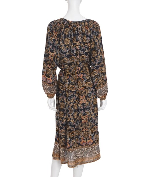 Ungrid（アングリッド）の「ダークフラワープリントワンピース（ワンピース/ドレス・レディース・ブラック/レッド/ネイビー・F）」の10枚目の写真