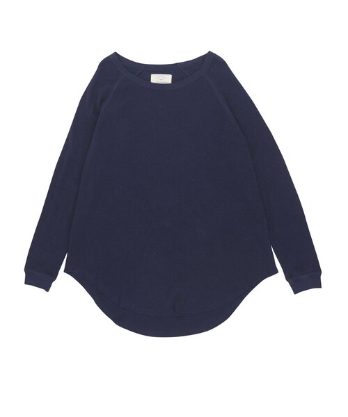 Ungrid(アングリッド)の「ワッフルワイドロングスリーブTee(トップス・レディース・オフホワイト/グレー/ブラック/ネイビー・F)」の4枚目の写真