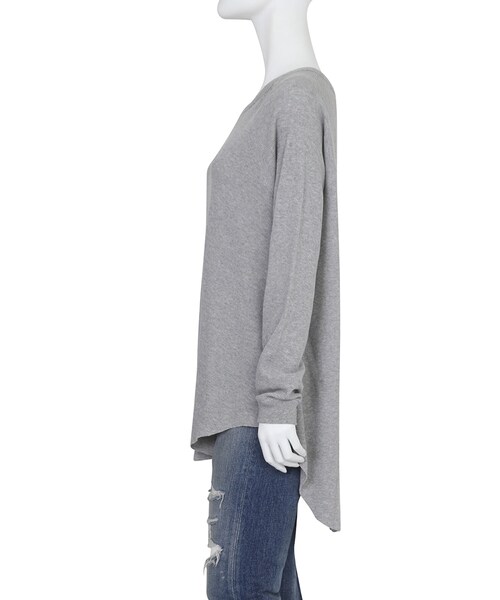 Ungrid(アングリッド)の「ワッフルワイドロングスリーブTee(トップス・レディース・オフホワイト/グレー/ブラック/ネイビー・F)」の9枚目の写真