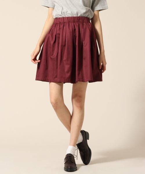 LOWRYS FARM（ローリーズファーム）の「ＴＣボリュームスカート（スカート・ブラック/エンジ/ブラウン/カーキ・F）」の4枚目の写真