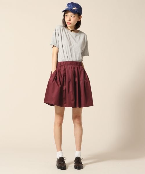 LOWRYS FARM（ローリーズファーム）の「ＴＣボリュームスカート（スカート・ブラック/エンジ/ブラウン/カーキ・F）」の5枚目の写真