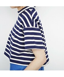 TOKYO DRESS | TOKYO DRESS(トーキョードレス) クロップドボーダーTシャツ(Tシャツ/カットソー)