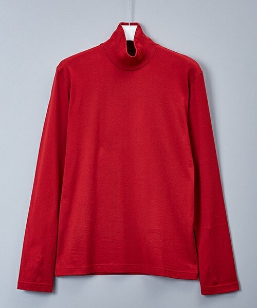 JOHN LAWRENCE SULLIVAN（ジョンローレンスサリバン）の「JOHN LAWRENCE SULLIVAN タートルネックカットソー（Tシャツ/カットソー・メンズ・ホワイト/ブラック/ローズ・MEDIUM/LARGE）」の3枚目の写真