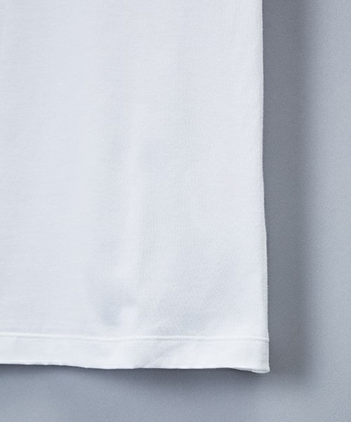 JOHN LAWRENCE SULLIVAN（ジョンローレンスサリバン）の「JOHN LAWRENCE SULLIVAN クロスプリントTシャツ（Tシャツ/カットソー・メンズ・ホワイト/ブラック/ローズ・MEDIUM/LARGE）」の7枚目の写真