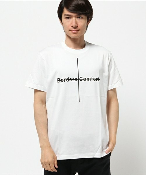 JOHN LAWRENCE SULLIVAN（ジョンローレンスサリバン）の「JOHN LAWRENCE SULLIVAN クロスプリントTシャツ（Tシャツ/カットソー・メンズ・ホワイト/ブラック/ローズ・MEDIUM/LARGE）」の11枚目の写真