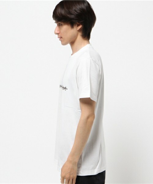 JOHN LAWRENCE SULLIVAN（ジョンローレンスサリバン）の「JOHN LAWRENCE SULLIVAN クロスプリントTシャツ（Tシャツ/カットソー・メンズ・ホワイト/ブラック/ローズ・MEDIUM/LARGE）」の12枚目の写真