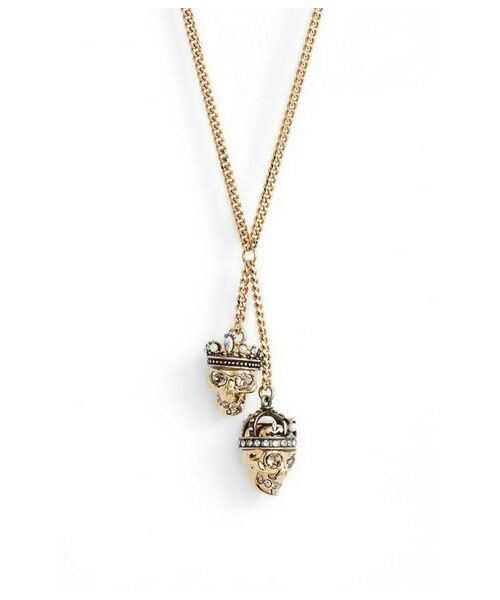 Alexander McQueen ゴールド ネックレス Alexander McQueen（アレキサンダーマックイーン）の「Alexander