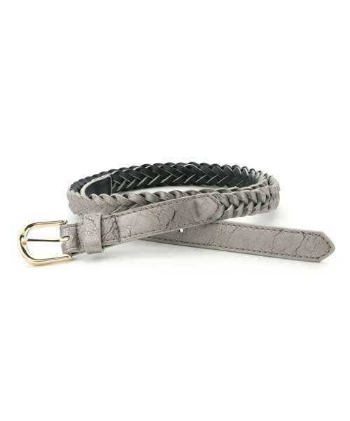 archives（アルシーヴ）の「ナロウメッシュベルト（ベルト・レディース・ブラック/シルバーグレー/ブラウン・MEDIUM）」の2枚目の写真