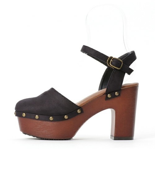 archives（アルシーヴ）の「前詰まりサボ（ブーティ・レディース・ブラック/グレー・MEDIUM/LARGE）」の3枚目の写真