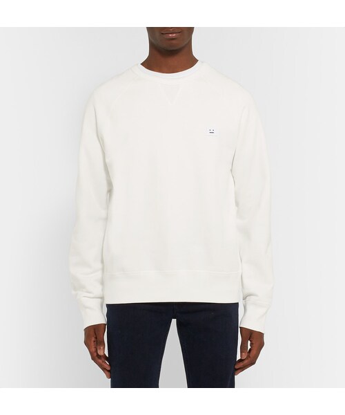 Acne Studios / アクネストゥディオズ | ビッグシルエット スウェット | XXS | ホワイト | レディース Acne Studios / アクネストゥディオズ | ビッグシルエット