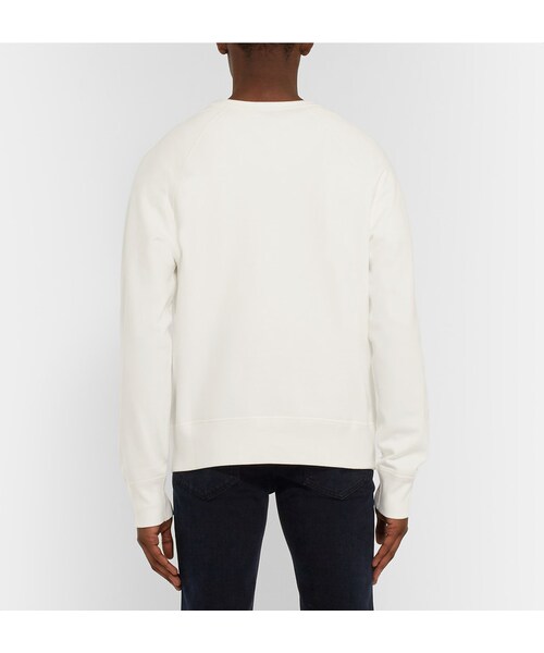 Acne Studios(アクネストゥディオズ)の「Acne Studios College Loopback Cotton-Jersey Sweatshirt(スウェット・メンズ・Black/White/Gray・XS/S/M/L/XL)」の10枚目の写真
