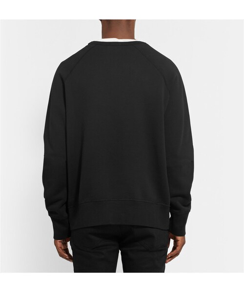 Acne Studios(アクネストゥディオズ)の「Acne Studios College Loopback Cotton-Jersey Sweatshirt(スウェット・メンズ・Black/White/Gray・XS/S/M/L/XL)」の21枚目の写真