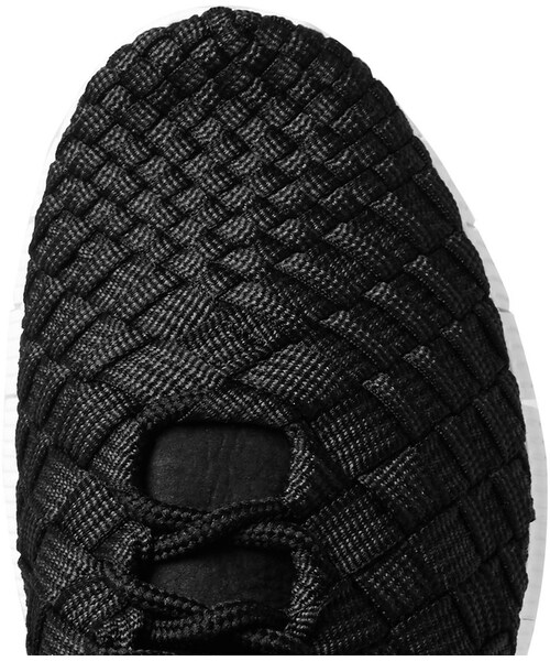 NIKE（ナイキ）の「Nike Inneva Nubuck-Trimmed Woven Mesh Sneakers（スニーカー・メンズ・Black・US7/US9）」の4枚目の写真