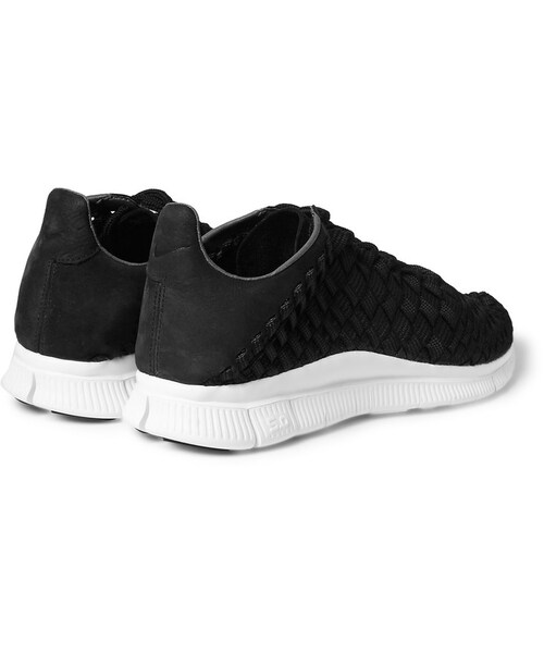 NIKE（ナイキ）の「Nike Inneva Nubuck-Trimmed Woven Mesh Sneakers（スニーカー・メンズ・Black・US7/US9）」の6枚目の写真