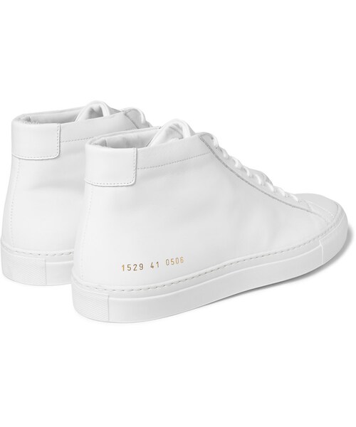 COMMON PROJECTS（コモンプロジェクト）の「Common Projects Original Achilles Leather High-Top Sneakers（スニーカー・メンズ・White・EU40/EU41/EU42/EU43/EU44/EU45/EU46）」の4枚目の写真