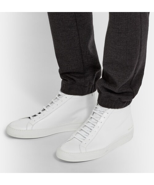 COMMON PROJECTS（コモンプロジェクト）の「Common Projects Original Achilles Leather High-Top Sneakers（スニーカー・メンズ・White・EU40/EU41/EU42/EU43/EU44/EU45/EU46）」の3枚目の写真
