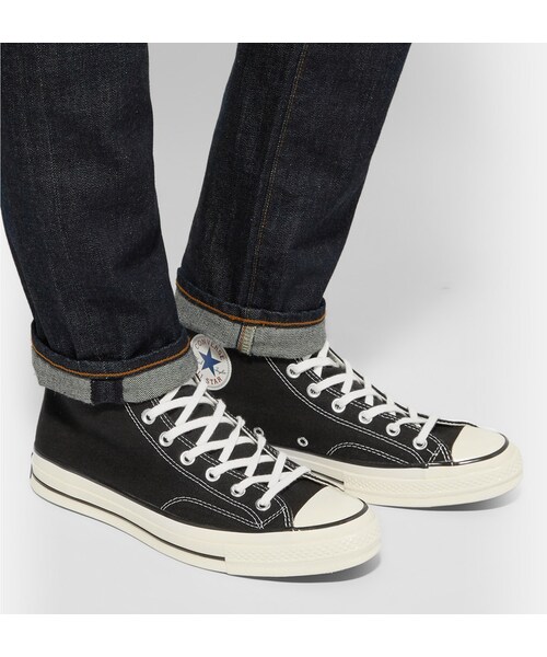 CONVERSE（コンバース）の「Converse 1970s Chuck Taylor All Star Canvas High-Top Sneakers（スニーカー・メンズ・Black・7/8/12）」の4枚目の写真