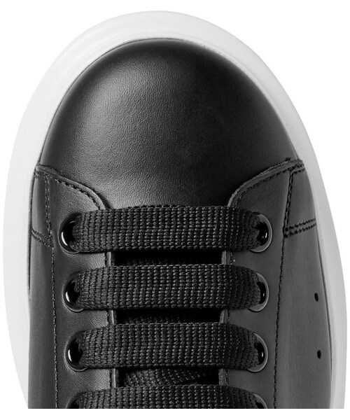 Alexander McQueen(アレキサンダーマックイーン)の「Alexander McQueen Exaggerated-Sole Leather High-Top Sneakers(スニーカー・メンズ・Black・EU39/EU40/EU41/EU41.5/EU42/EU42.5/EU43/EU43.5/EU44/EU45/EU46)」の6枚目の写真