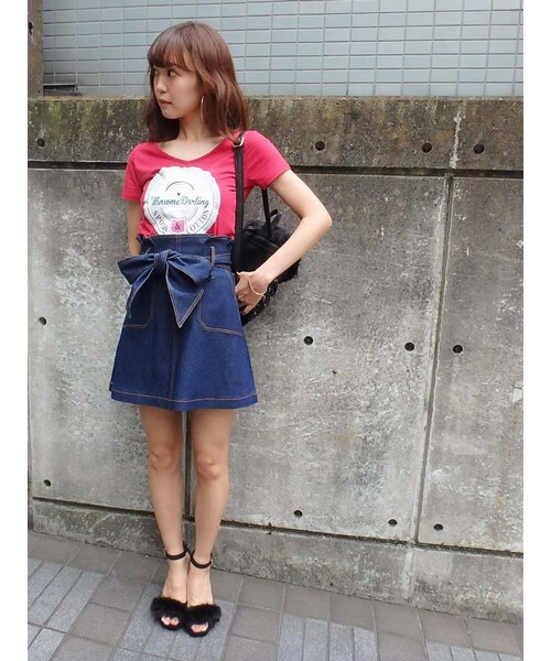 dazzlin（ダズリン）の「【sc】ミリタリータックスカート（スカート・レディース・ブルー/インディゴ/ベージュ・S/M）」の6枚目の写真