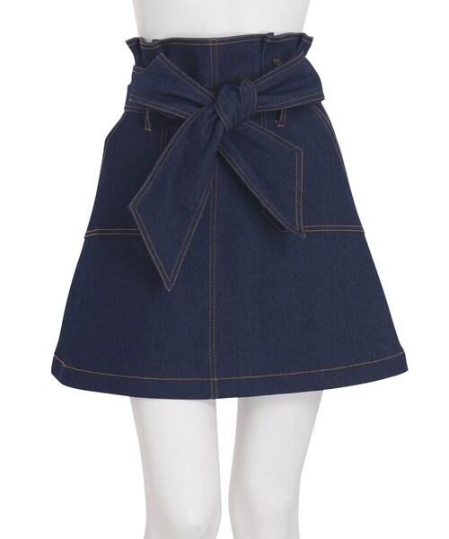 dazzlin（ダズリン）の「【sc】ミリタリータックスカート（スカート・レディース・ブルー/インディゴ/ベージュ・S/M）」の7枚目の写真
