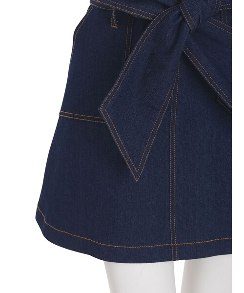 dazzlin（ダズリン）の「【sc】ミリタリータックスカート（スカート・レディース・ブルー/インディゴ/ベージュ・S/M）」の12枚目の写真