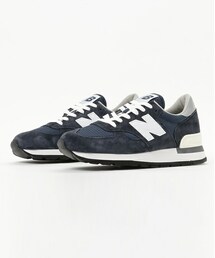 NEW BALANCE | USA製 メンズ ニューバランス ネイビー new balance M990 N(スニーカー)