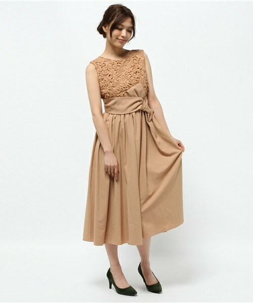 Bou Jeloud ブージュルード の 結婚式 ワンピース レースガウチョロングドレス つなぎ オールインワン Wear