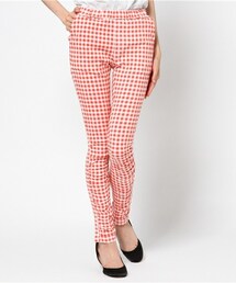 Bou Jeloud | ハイテンションギャザープリントパンツ(その他パンツ)